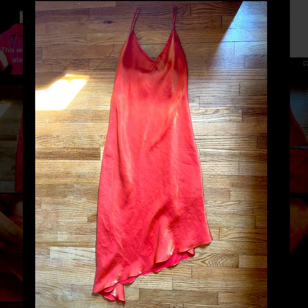 Orange dress